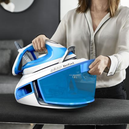Tefal - Generador de vapor EXPRESS AIRGLIDE 2800W/230V azul