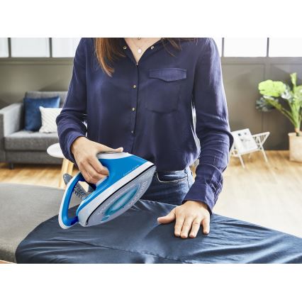 Tefal - Generador de vapor EXPRESS AIRGLIDE 2800W/230V azul