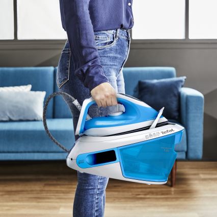 Tefal - Generador de vapor EXPRESS AIRGLIDE 2800W/230V azul