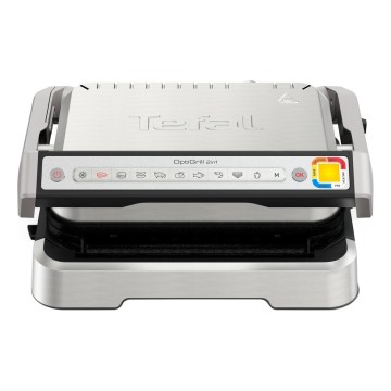 Tefal - Grill de contacto OPTIGRILL 4 en 1 2100W/230V acero inoxidable