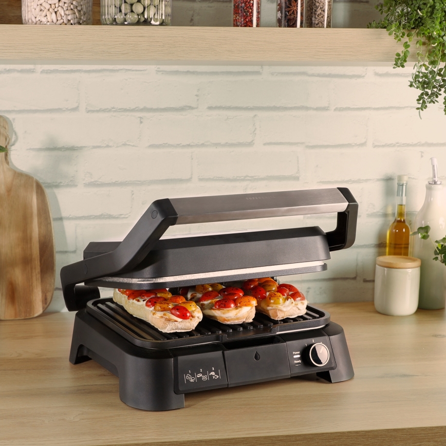 Tefal - Grill de contacto SUPERGRILL 4 en 1 2000W/230V