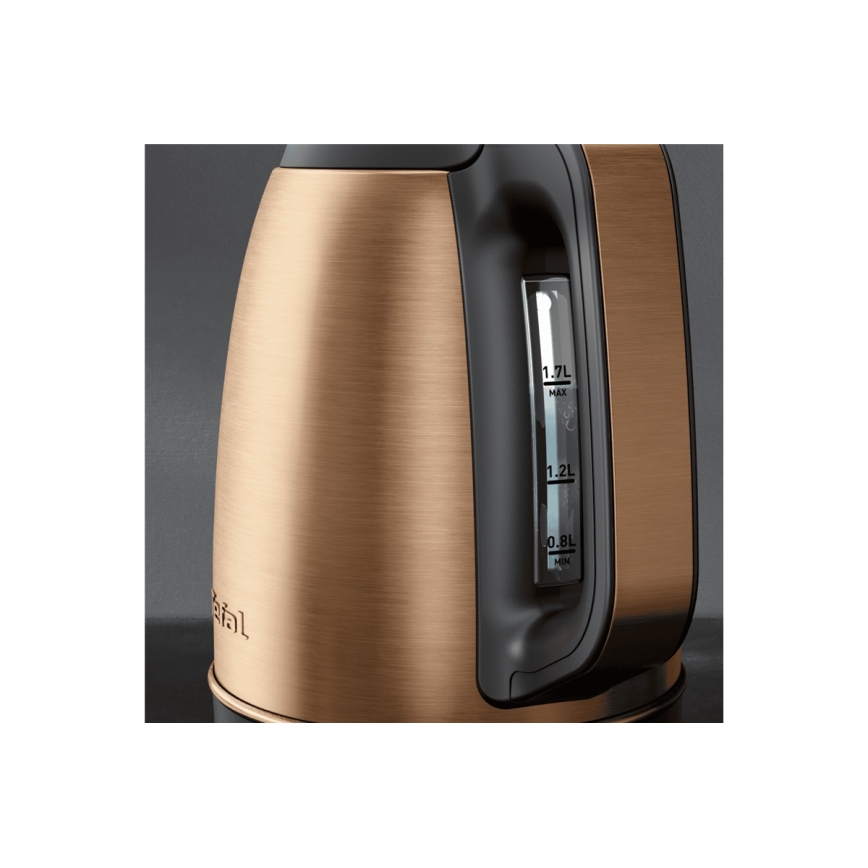 Tefal - Hervidor eléctrico COPPERTINTO 1,7 l 2400W/230V