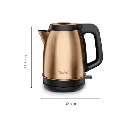 Tefal - Hervidor eléctrico COPPERTINTO 1,7 l 2400W/230V