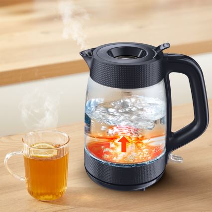 Tefal - Hervidor eléctrico MORNING GLASS 1,7 l 2000W/230V