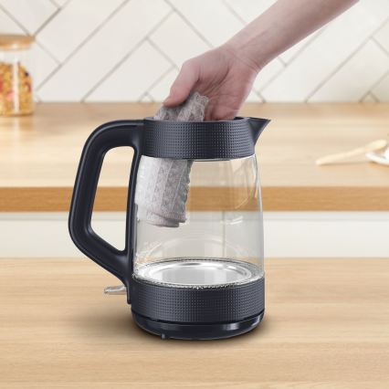 Tefal - Hervidor eléctrico MORNING GLASS 1,7 l 2000W/230V
