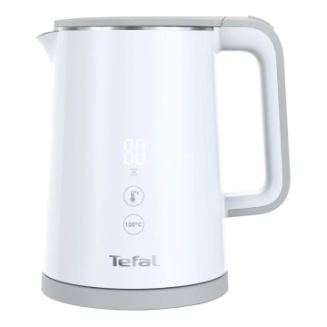 Tefal - Hervidor eléctrico SENSE 1 l 1800 W/230 V blanco