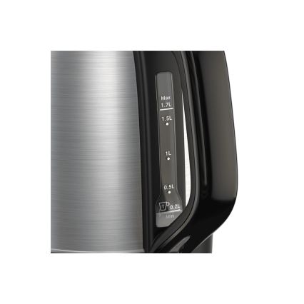 Tefal - Hervidor SUBITO 1,7l 2400W/230V acero inoxidable/negro