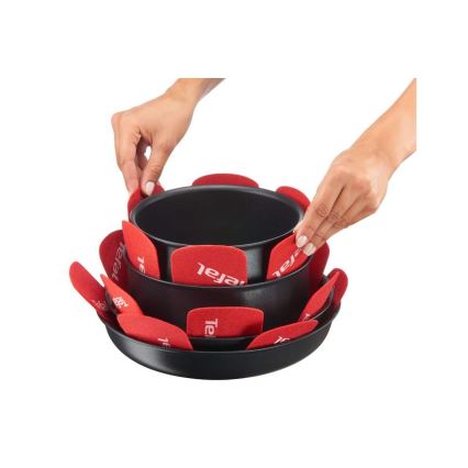 Tefal - Set de 4 separadores de utensilios INGENIO rojo