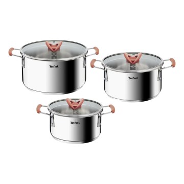 Tefal - Juego de 6 ollas OPTI'SPACE