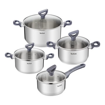 Tefal - Juego de batería de cocina de 8 piezas DAILY COOK