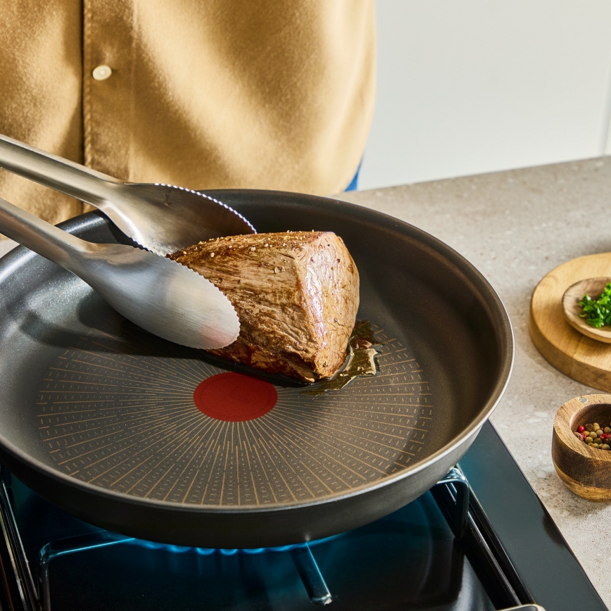 Tefal - Juego de batería de cocina INGENIO Excellence Fusion 8 piezas
