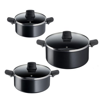Tefal - Juego de cocina de 3 piezas GENEROUS COOK