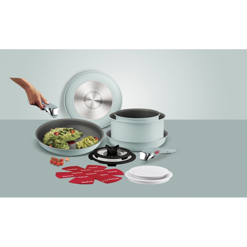 Tefal - Juego de cocina INGENIO HALO de 15 piezas