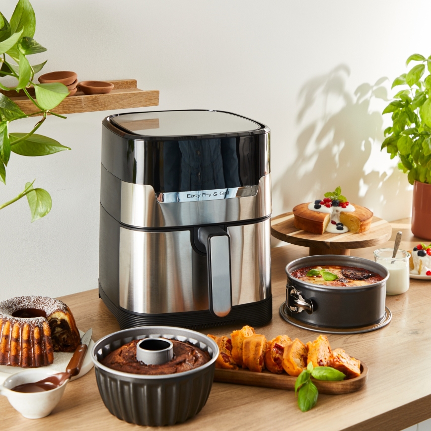 Tefal - Juego de moldes para hornear para la freidora de aire KAISER