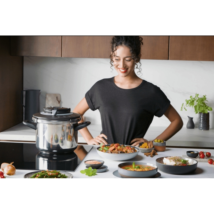 Tefal - Juego de ollas a presión 4,5/6 l CLIPSO+ CHEF