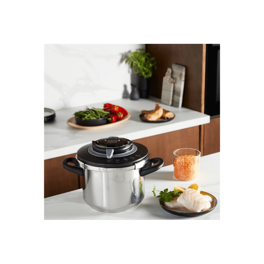 Tefal - Juego de ollas a presión 4,5/6 l CLIPSO+ CHEF