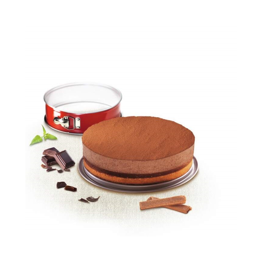 Tefal - Molde de tarta plegable DELIBAKE 19 cm rojo