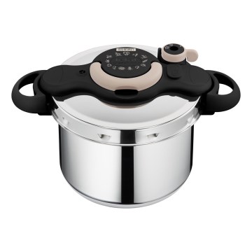 Tefal - Olla a presión 6 l CLIPSINMINUT' NATURAL ECO RESPECT