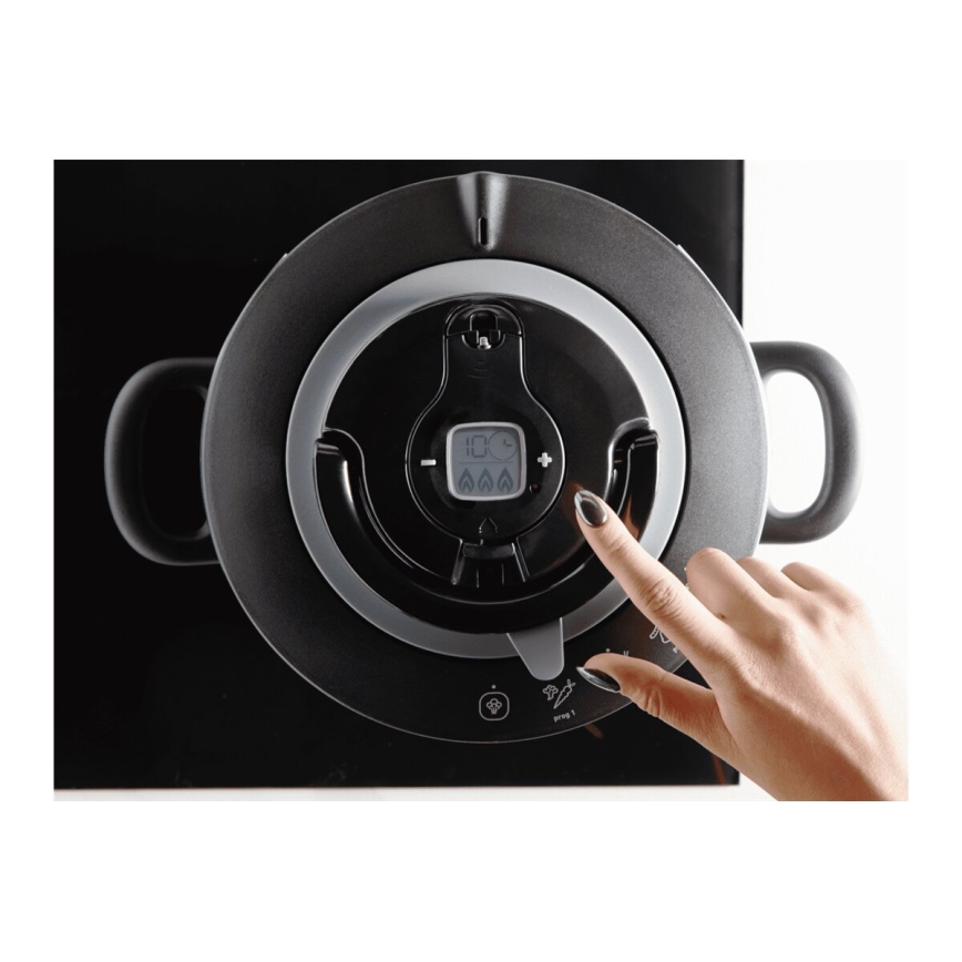 Tefal - Olla a presión 6 l CLIPSO+ CHEF acero inoxidable