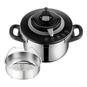 Tefal - Olla a presión de 4,5 l CLIPSO+ CHEF acero inoxidable