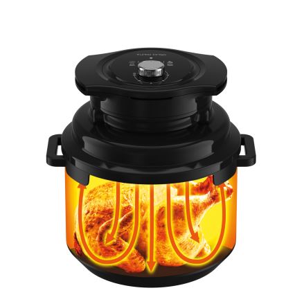 Tefal - Olla a presión eléctrica multifuncional 7,6 l 1200W/230V negra
