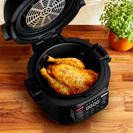 Tefal - Olla multifunción y freidora de aire 2 en 1 MULTICOOK ACTIFRY 1334W/230V 6 l