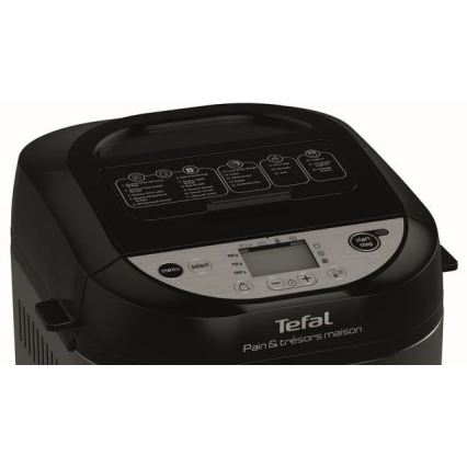 Tefal - Panificadora PAIN&TRESORS 700W/230V negro