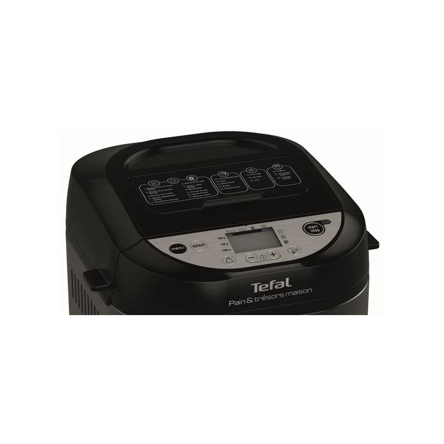 Tefal - Panificadora PAIN&TRESORS 700W/230V negro