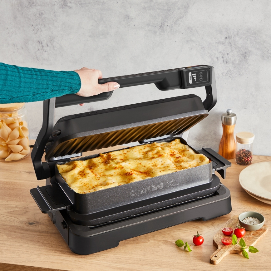 Tefal - Parrilla de contacto OPTIGRILL 2200W/230V negra
