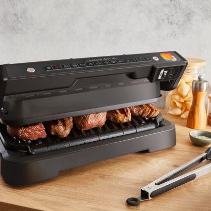 Tefal - Parrilla de contacto OPTIGRILL 2200W/230V negra