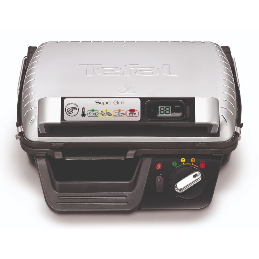 Tefal - Parrilla de contacto SUPERGRILL 2000W/230V