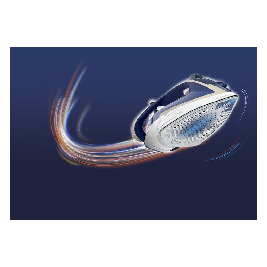 Tefal - Plancha de vapor ULTRAGLISS PLUS 2800W/230V azul