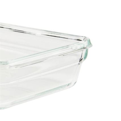 Tefal - Recipiente de comida 0,85 l MSEAL GLASS rojo/tarros