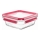 Tefal - Recipiente para alimentos 0,8 l MSEAL GLASS rojo/vidrio