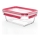 Tefal - Recipiente para alimentos 0,85 l MSEAL GLASS rojo/vidrio