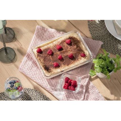 Tefal - Recipiente para alimentos de 2 l MSEAL GLASS rojo/vidrio