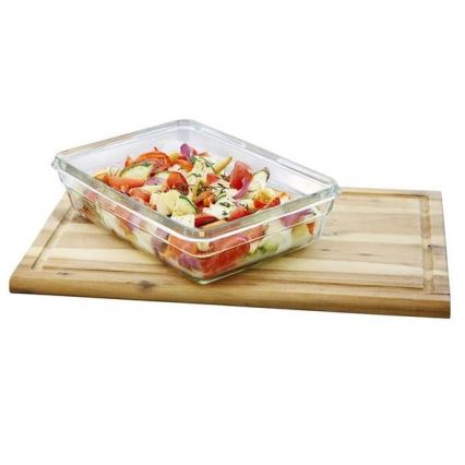 Tefal - Recipiente para alimentos de 2 l MSEAL GLASS rojo/vidrio