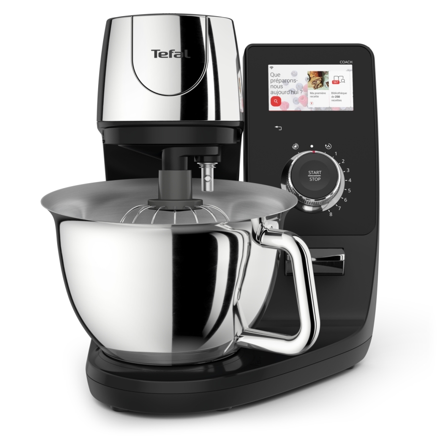 Tefal - Robot de cocina con báscula integrada I-COACH TOUCH 1200W/230V acero inoxidable