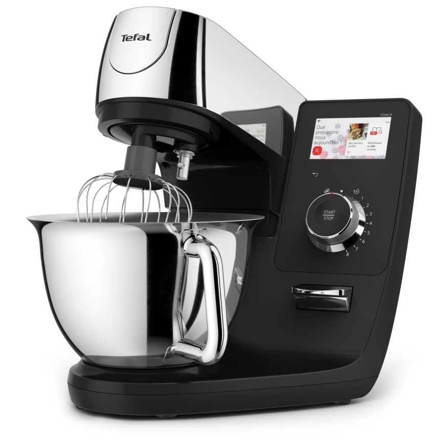 Tefal - Robot de cocina con báscula integrada I-COACH TOUCH 1200W/230V acero inoxidable