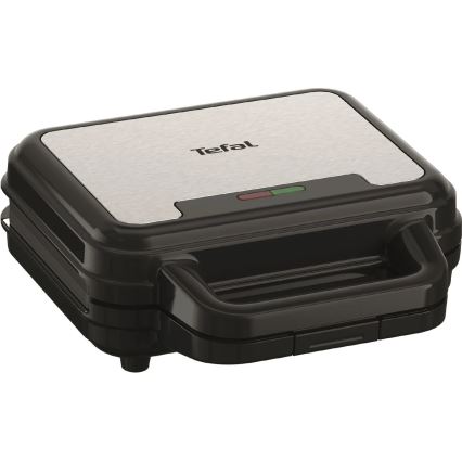 Tefal - Sandwichera ULTRA COMPACT 3en1 700W/230V negro/cromo mate