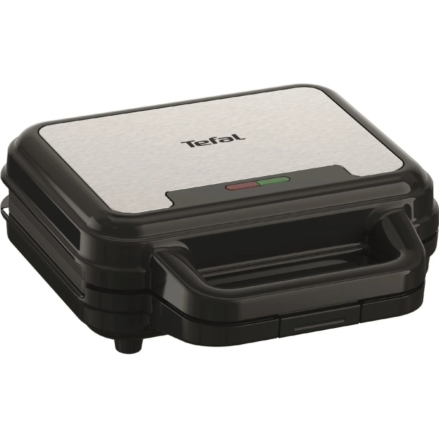 Tefal - Sandwichera ULTRA COMPACT 3en1 700W/230V negro/cromo mate