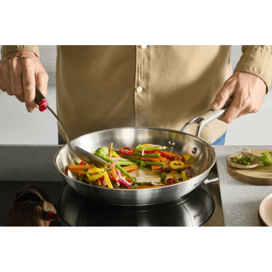 Tefal - Sartén EXTREME 24 cm, acero inoxidable