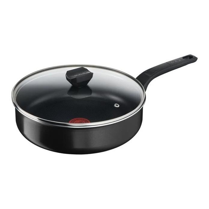 Tefal - Sartén honda con tapa SIMPLY CLEAN 24 cm