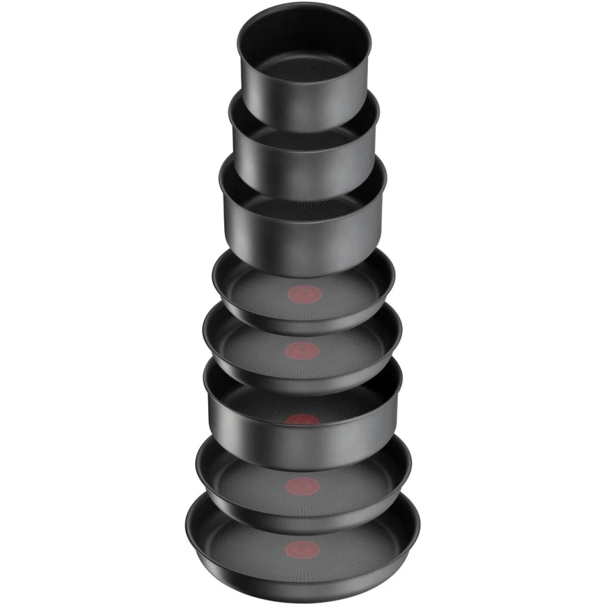Tefal - Set de utensilios de cocina 20 piezas INGENIO DAILY CHEF ON negro