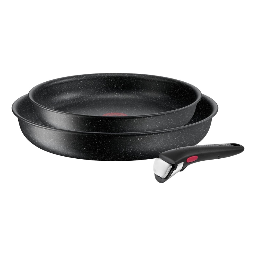 Tefal - Set de 3 sartenes INGENIO BLACK STONE