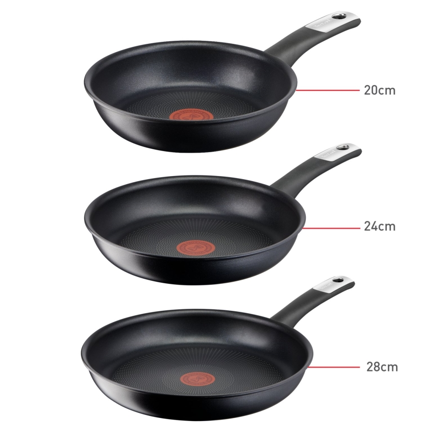 Tefal - Set de 3 sartenes PERFECT TOUCH