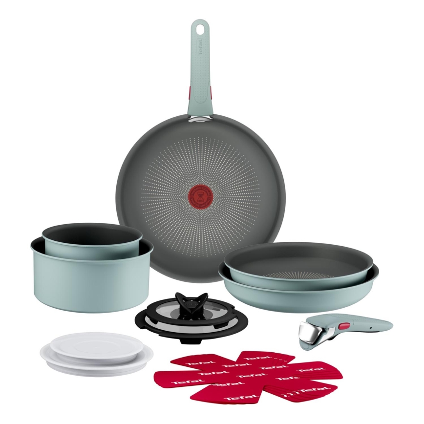 Tefal - Set de cocina de 15 piezas INGENIO HALO