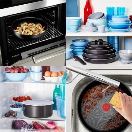 Tefal - Set de cocina de 5 piezas INGENIO GENEROUS COOK
