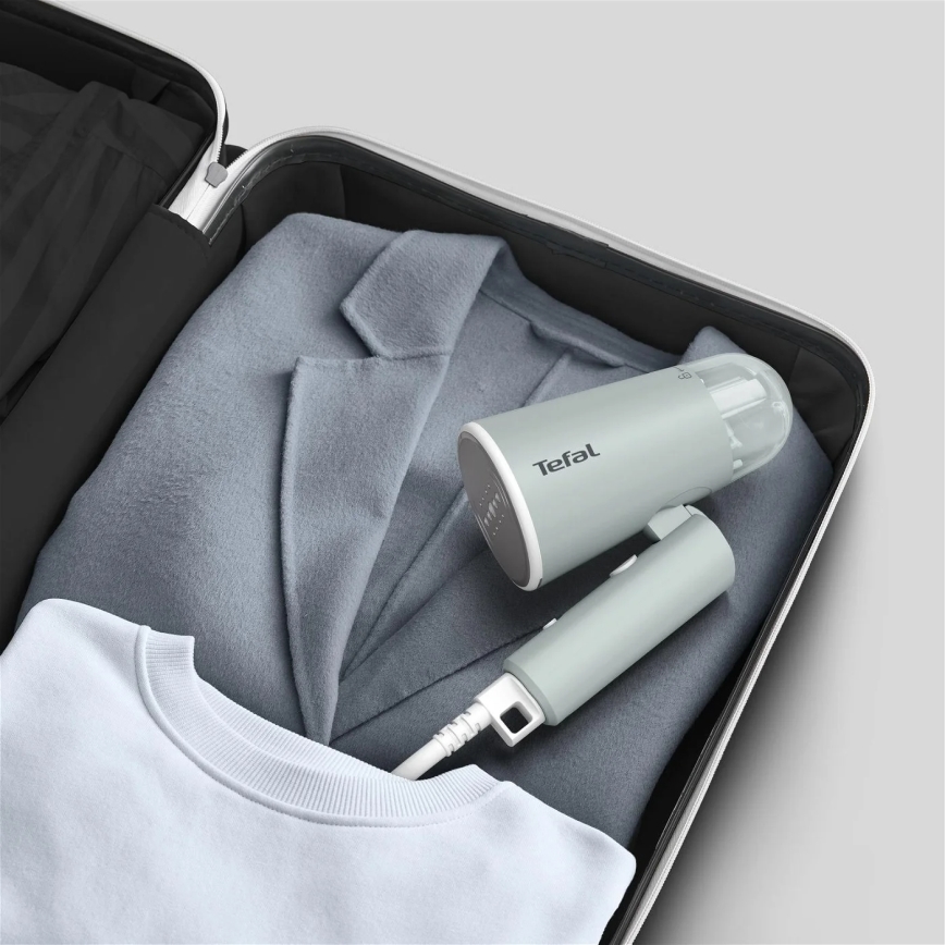 Tefal - Vaporizador de mano para ropa ORIGIN TRAVEL Verde