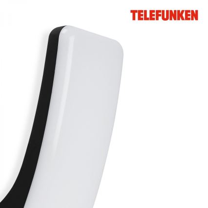 Telefunken 311605TF - Aplique LED para exterior LED/15W/230V IP44 negro